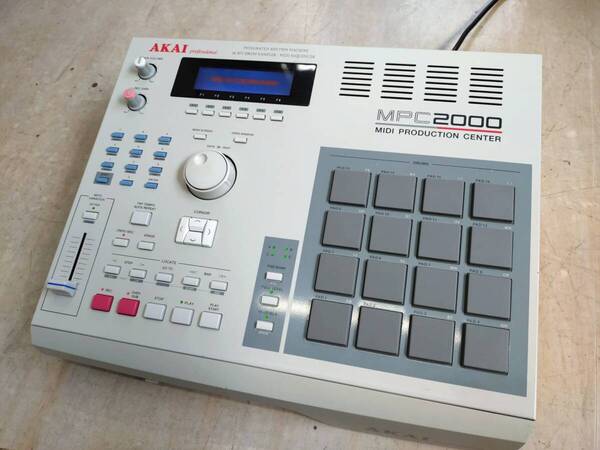 美品!メンテ済み! AKAI MPC 2000 セット スイッチ類 スライダー全交換 PADセンサー 新品!