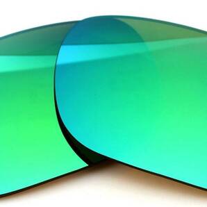 送料無料 交換用レンズ グリーン エメラルド 偏光 ミラー OAKLEY HOLBROOK GREEN EMERALD 緑 ホルブルック オークリー レンズ拭き付