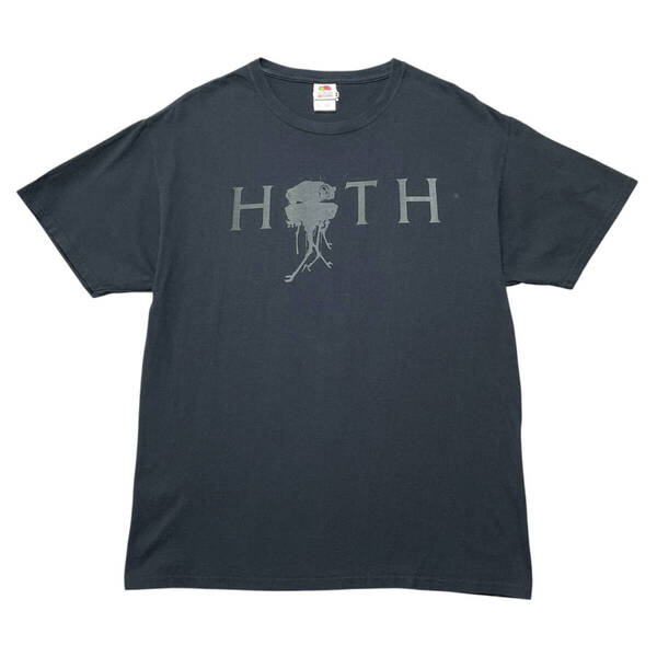 USA 古着 STAR WARS スターウォーズ Tシャツ プリント ブラック プローブドロイド クルーネック メンズL BA3664