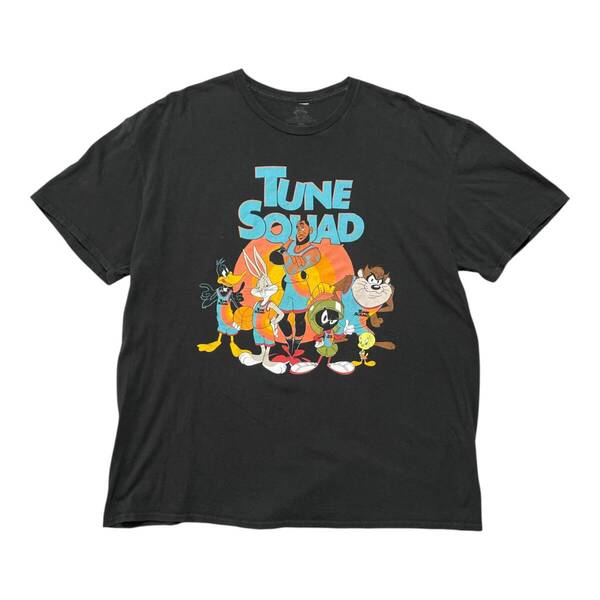 USA 古着 Looney Tunes TUNE SQUAD ルーニーテューンズ スペースジャム キャラクター Tシャツ メンズXXL BA3736