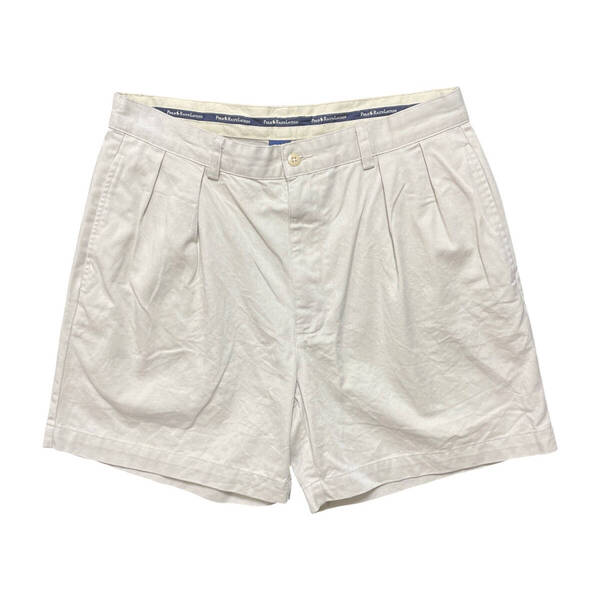 USA 古着 POLO RALPH LAUREN ポロ ラルフローレン アンドリューショート 2タック コットン ハーフパンツ ポロチノ W33 半ズボン CE0256