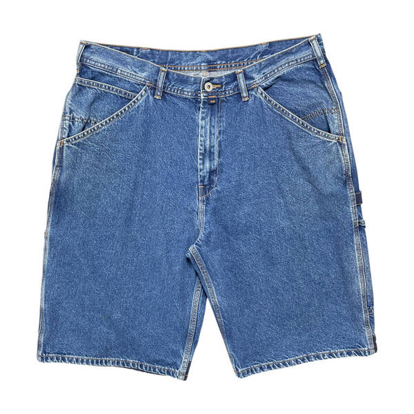 USA 古着 NAUTICA JEANS ノーティカ ジーンズ デニム ペインターパンツ ハーフパンツ ショーツ W36 半ズボン CE0278