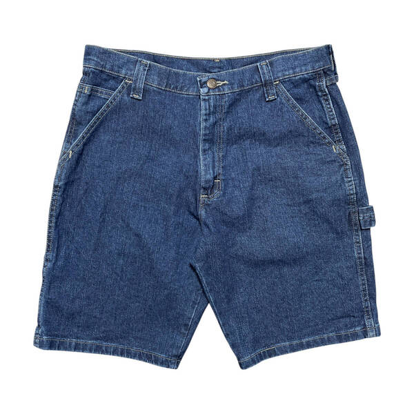 USA 古着 Wrangler ラングラー ストレッチ デニム ワークパンツ ペインターパンツ ハーフパンツ ショーツ W32 半ズボン CE0285