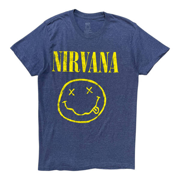 USA 古着 NIRVANA ニルバーナ ニルヴァーナ スマイル オフィシャル ミュージック ロックTシャツ バンドTシャツ メンズM BA3819