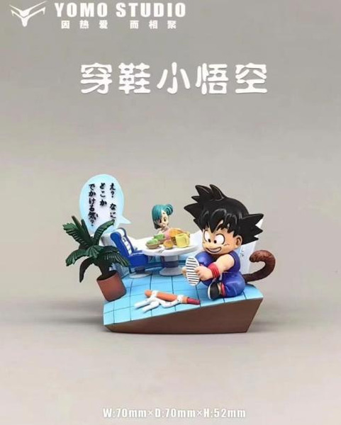 ドラゴンボール 孫悟空 ブルマ ガレージキット フィギュア