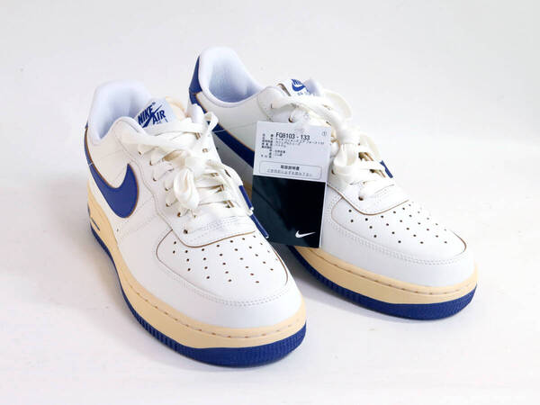 【送料無料】 NIKE WMNS AIR FORCE 1 '07 28.5cm "SAIL PALE VANILLA GOLD SUEDE DEEP ROYAL BLUE" FQ8103-133 札幌 質屋 iPawn