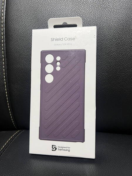 Shield Case for Galaxy SAMUSUNG S24 Ultra用ケース ダークバイオレット GP-FPS928SACVJ (中古未使用)