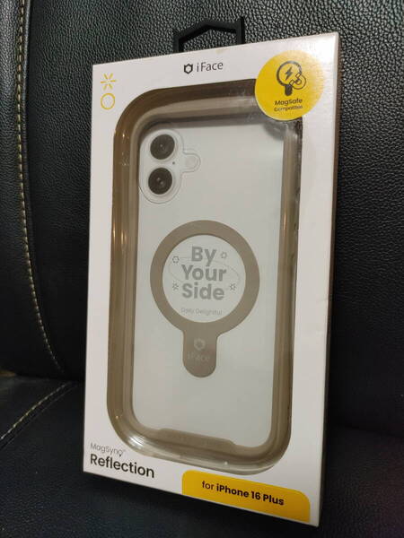 iFace MagSync Reflection iPhone 16 Plus用 Apple 耐衝撃 ベージュ (ひかくてききれい/中古品)