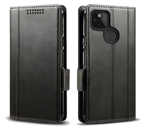 訳あり・Google Pixel 4a (5g) レザーケース●Black