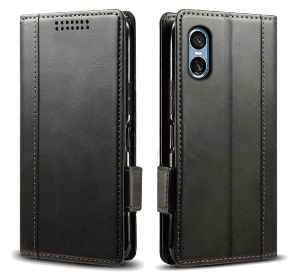 Xperia 10 VI SO-52E SOG14 レザーケース Black●