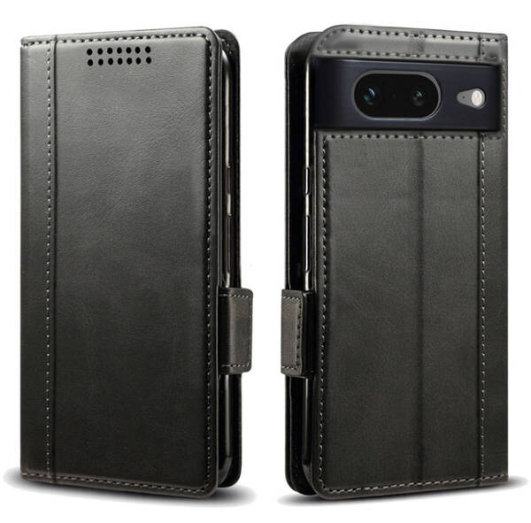 Google Pixel 8 レザーケース Black●