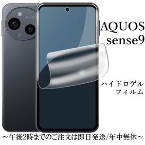 AQUOS sense9 SH-53E SHG14 ハイドロゲルフィルム●