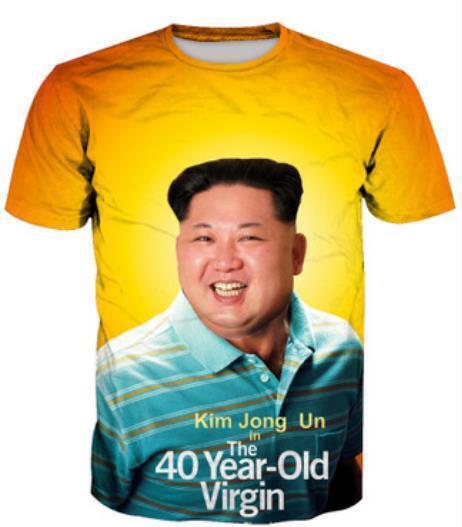 激レア 世界一美男子 北朝鮮金正恩委員長北朝鮮金正恩大元帥 最高級Tシャツ 送料無料