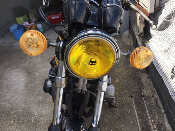 薄オレンジ Z2 Z1 D1 750RS 色抜け ヤレ仕様 当時物風 マッハ 750SS ゼファー KZ900 750F ヨシムラ 東京鉄管 モリワキ 旧車 KZ1000 RS