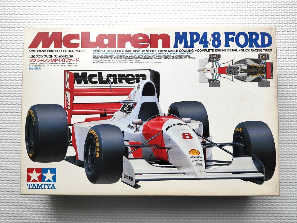 希少！ タミヤ 1/10 F102シャーシ使用マクラーレンMP4/8 未使用