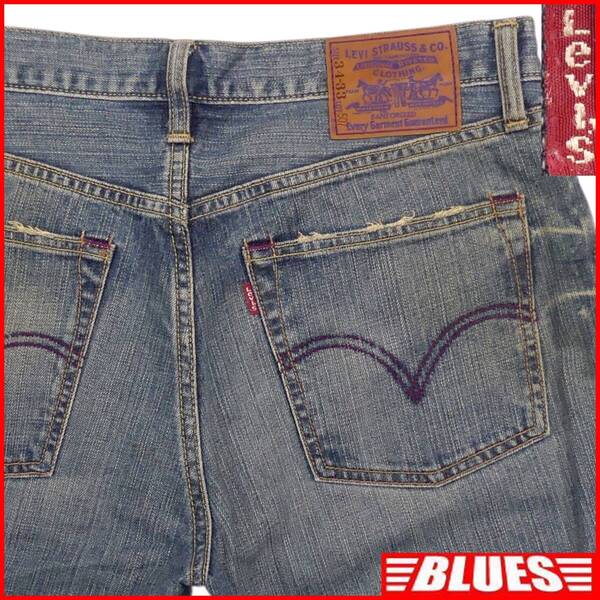 即決★リーバイス 507★W34 ブーツカット ジーンズ Levis メンズ 34×33 デニム フレア ベルボトム パンツ ジーパン ボトムス