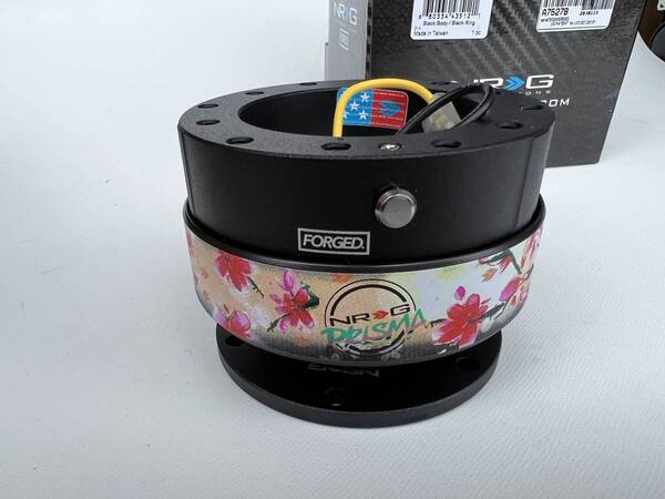 即納 NRG ステリング クイックリリース GEN2.0 Ding sakura black JDM USDM 桜/黒 ドリフト レンチン SRK200BK-SAK 国内在庫 正規物