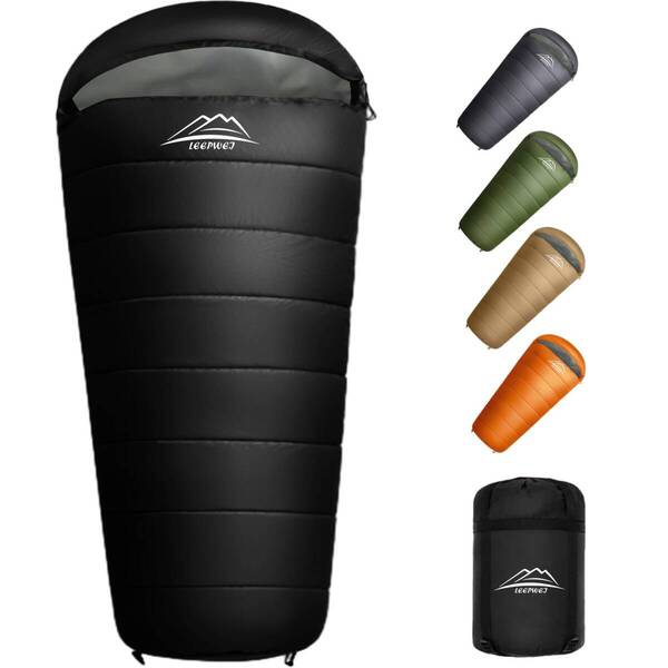 寝袋 シュラフ マミー型 キャンプ アウトドア 軽量 保温 耐寒 防水 封筒型 コンパクト 登山 車中泊 防災用 丸洗い可能 丸洗い寝袋 収納袋付