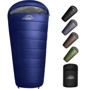 寝袋 シュラフ マミー型 キャンプ アウトドア 軽量 保温 -15度耐寒 防水 封筒型 コンパクト 登山 車中泊 防災用 丸洗い可 収納袋付 1.8kg