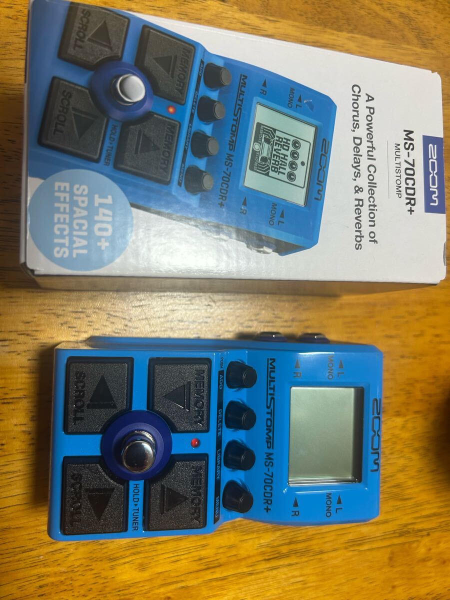 zoom マルチエフェクター MS-70CDR+ マルチストンプ
