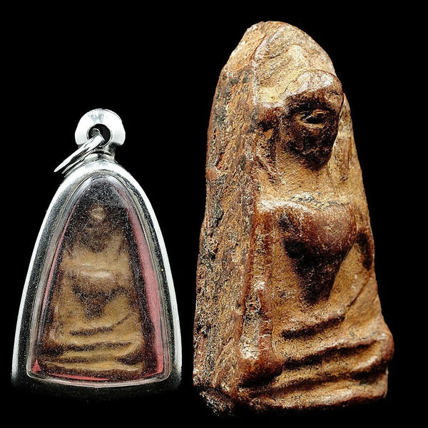 112年前 プラポンスパン仏陀 古代プラクルアン お守り 仏像 呪物 1304