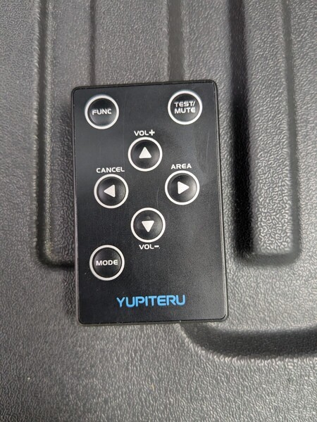 ユピテル スーパーキャット レーダー探知機用 カードリモコン 7ボタン リモコン 青 ユピテルレーダー探知機 GPSレーダー探知機