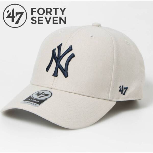 47BRAND キャップ 帽子 フォーティーセブン ブランド ヤンキース ボーン MLBキャップ オールシーズン ユニセックス 47BRAND MVP 新品