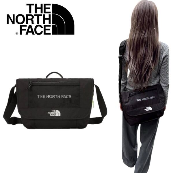 ザ ノースフェイス カバン NN2PQ50R/S ブラック ショルダーバッグ メッセンジャーバッグ 男女兼用 THENORTHFACE JR MULTI MESSENGER L 新品