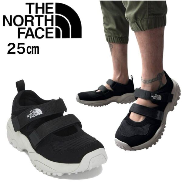 ザ ノースフェイス サンダル NS98Q13K/J/L ブラック×ホワイト 25cm スニーカーサンダル 男女兼用 THE NORTH FACE SNEAKER SANDAL 新品