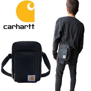 カーハート カバン バッグ ボディバッグ クロスボディ CB0305 ブラック ポケット付き ユニセックス Carhartt CROSSBODY ZIP BAG 新品