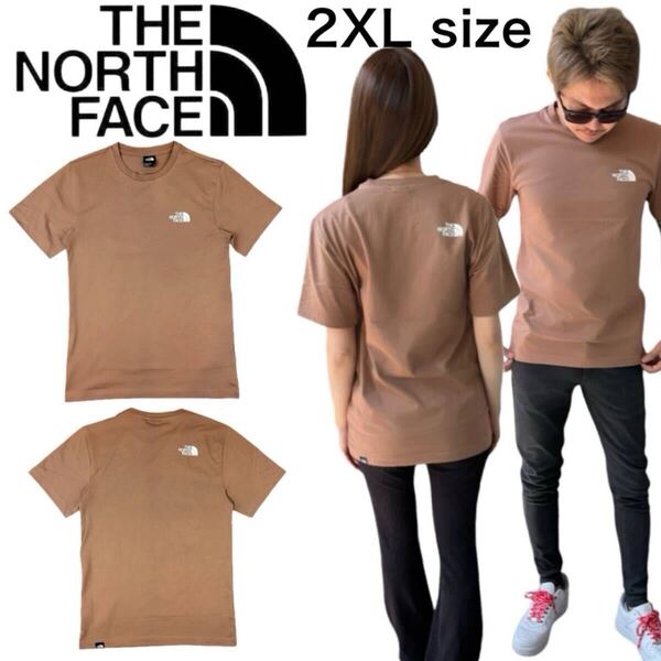 ザ ノースフェイス 半袖Tシャツ NF0A87NG ラテ 2XLサイズ コットン クルーネック メンズ レディース THE NORTH FACE COTTON S/S TEE 新品