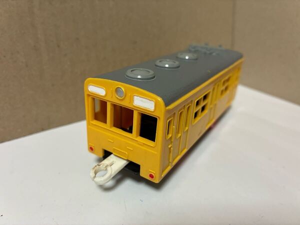 【プラレール】101系総武線 電動プラ電車 カナリア 通勤電車 103系 後尾車