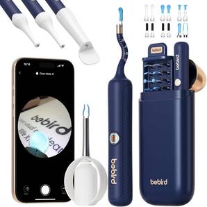 BEBIRD 耳かき カメラ付き 【2025新機能新登場&1000万画質&収納ケース付き】 イヤースコープ 高精度ピンセット 4.1mm フレキシブルレンズ