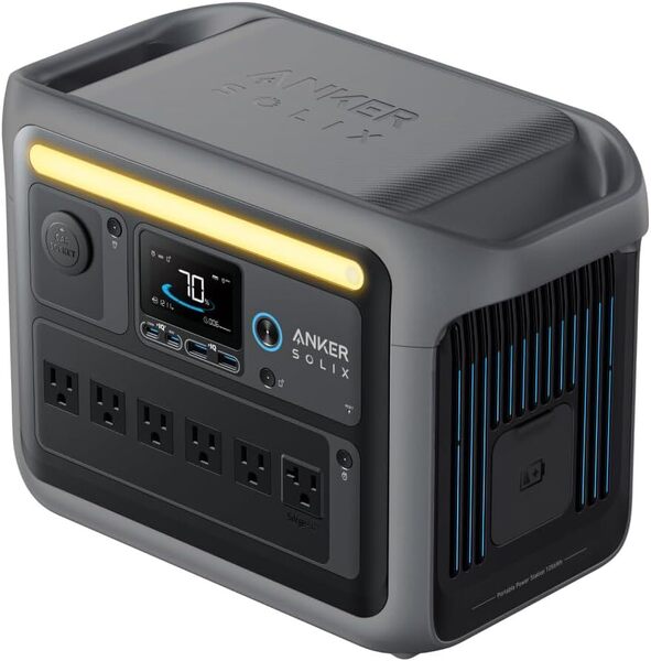 Anker Solix C1000 Portable Power Station ポータブル電源 1056Wh 世界最速の急速充電 高出力AC(定格1500W / 瞬間最大2000W/ 長寿命10年