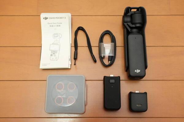 DJI OSMO Pocket 3 +バッテリーハンドル +ND,PLフィルター 中古美品