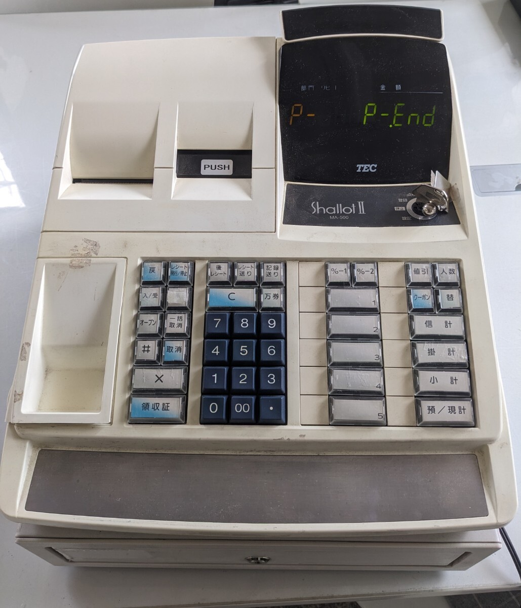 ジャンクTEC テック 電子レジスター ShallotⅡ MA-500 取説付き Yahoo!オークション -「tec ma-500」(事務、店舗用品) の落札