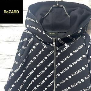 【人気デザイン】ReZARD 総柄パーカー L C896