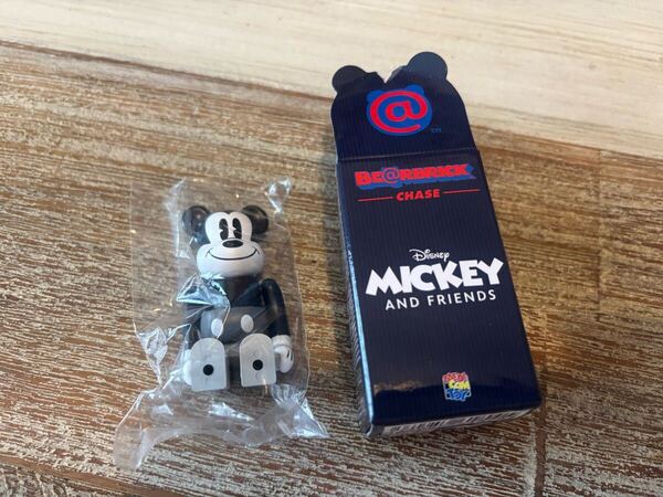 ベアブリック /BE@RBRICK Chase mickey mouse & friends シークレット モノクロ ミッキーマウス (メディコムトイ・ディズニー/Disney)