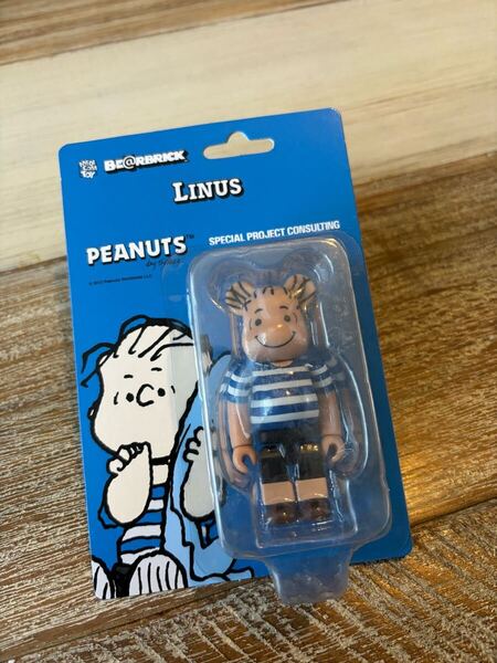 LINUS ベアブリック /BE@RBRICK 100%(メディコムトイ・フィギュア・ピーナッツ/PEANUTS・スヌーピー/SNOOPY)