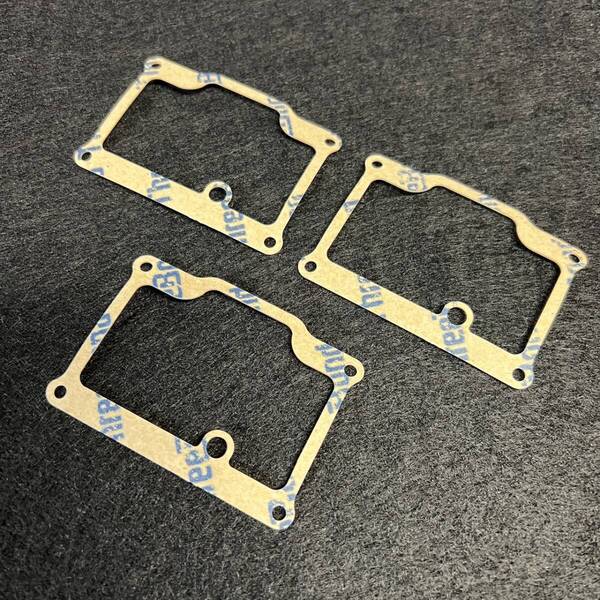 送料無料 MADE IN JAPAN KH500 500SS 750SS キャブレター フロートチャンバーガスケット 紺 新品 紙タイプ マッハ H1 H2