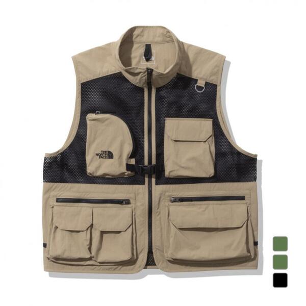新品未使用 KT M ノースフェイス アウトドアベスト ユーティリティメッシュベスト NP22331 THE NORTH FACE ベスト