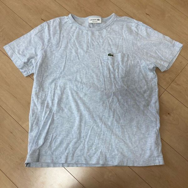 LACOSTE ラコステ Tシャツ カットソー 半袖 ライトブルー サイズ3