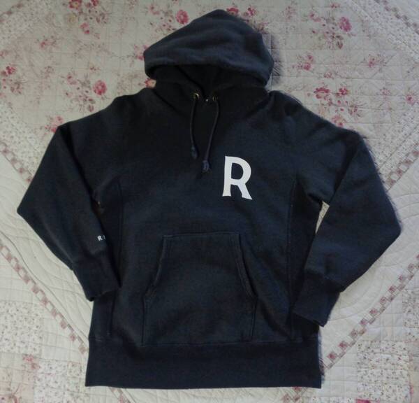 Mサイズ/大阪店限定★RHC★RonHermanロンハーマン×Championチャンピオン/コラボ別注/パーカー/スウェット/ブラック黒/ビンテージ加工