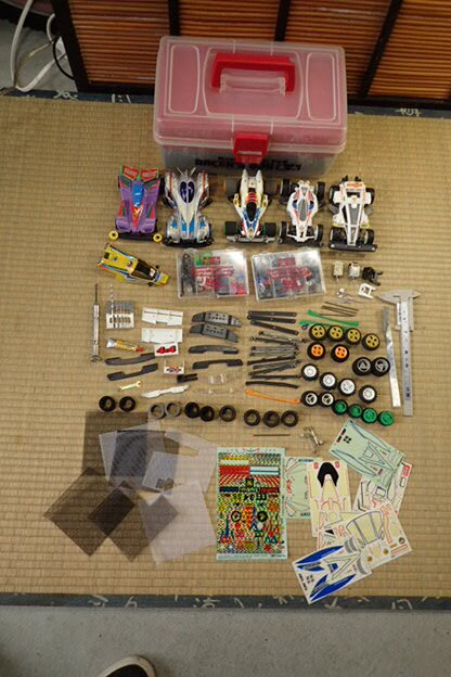 ジャンク】タミヤ ミニ四駆 まとめ 本体35台相当分 余剰部品