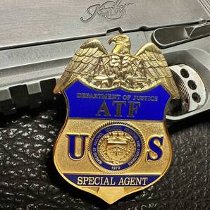 DEPARTMENT OF JUSTICE ATF SPECIAL AGENT badge