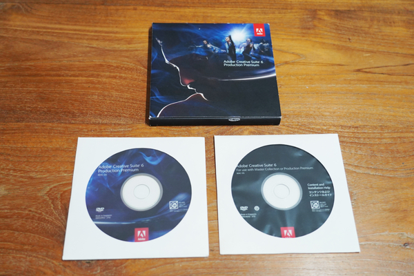 <ライセンス譲渡します> 中古 Adobe CS6 Production Premium Mac版 日本語版