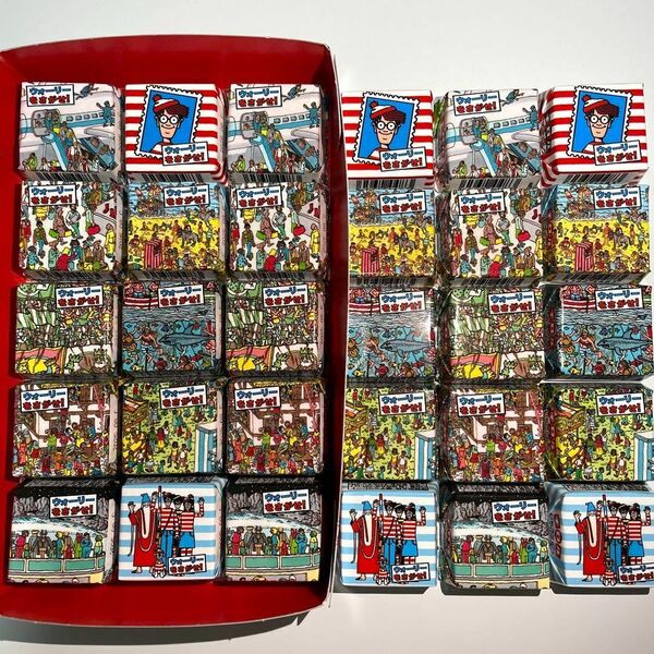 【30個】チロルチョコ ウォーリーを探せ!ファミマ限定 10種コンプリート♪