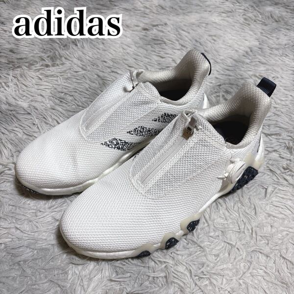 試着程度 adidas アディダス コードカオス22 BOA スパイクレス ゴルフシューズ 25.5 メンズ