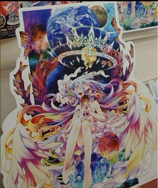 新品未使用 ノーゲーム・ノーライフ 白 10th Anniversary 激レア アニメ イラスト