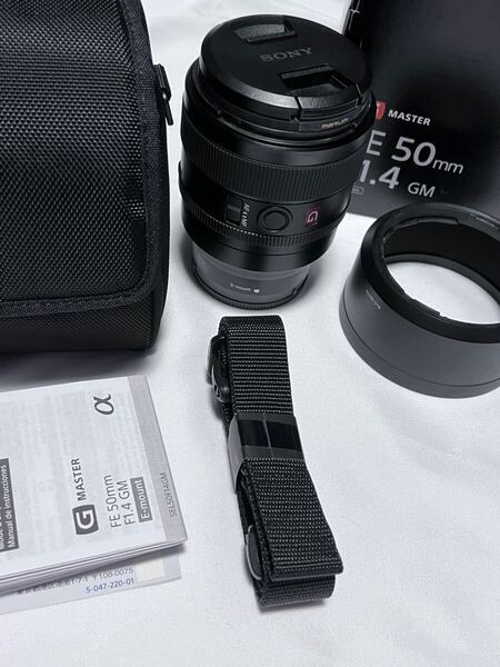 美品 SONY FE 50mm F1.4 GM レンズ 箱付 OSS α